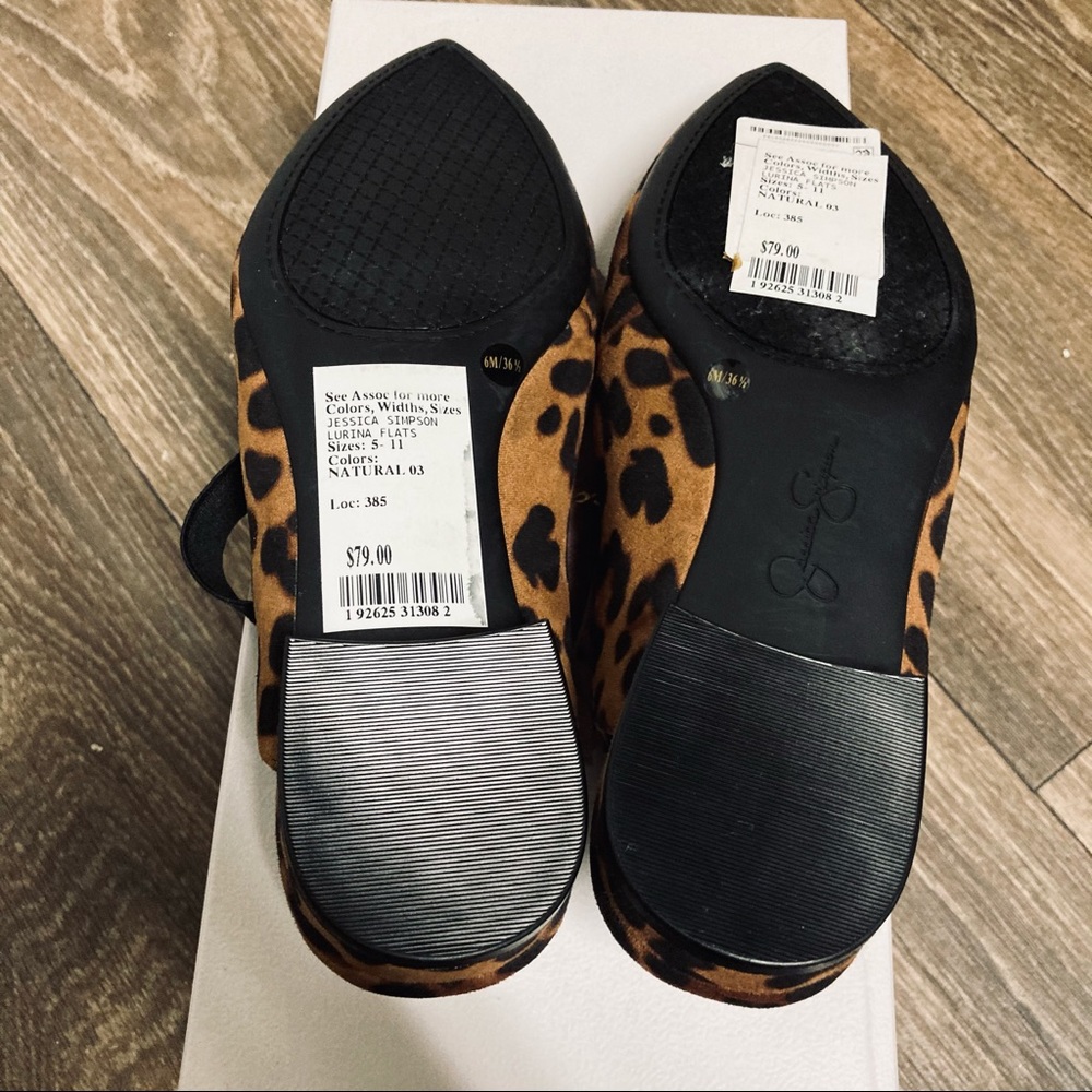 JESSICA SIMPSON | Lurina Leopard Print Flats Sz. 6 - Picture 16 of 16